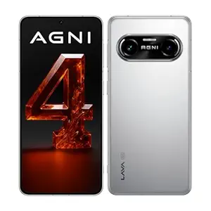 Lava Agni 4 5G (8GB RAM, 256GB Storage, Lunar Mist) | Metal Body | MTK Dimensity 8350 Processor (1.4Mn+ Antutu) | 1.5K AMOLED Display | 50MP OIS Camera | LPDDR5X RAM | UFS 4.0 | 4K@ 60fps | Vayu AI