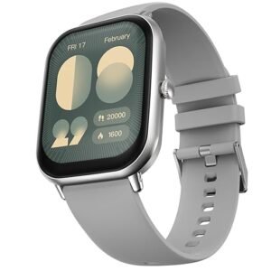 Fire-Boltt Ninja Call Pro Max Bluetooth Calling Smart Watch, 2.01" HD Display, 120+ Sports Modes, Health Suite, AI Voice Assistance, SpO2 & Heart Rate Monitor Smartwatch for Men & Women - Grey