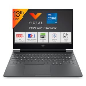 HP Victus, 13th Gen Intel Core i7-13620H, RTX 4060-8GB Gaming Laptop (16GB DDR4, 1TB SSD) 144Hz, IPS, 15.6"/39.6cm, Flicker-Free, Win11, Office21, Mica Silver, 2.29kg, Enhanced Cooling, fa1333TX