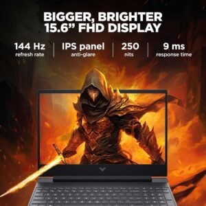HP Smartchoice Victus, AMD Ryzen 7 7445HS, 6GB RTX 3050, 16GB DDR5(Upgradeable) 512GB SSD, FHD, 144Hz, 300 nits, 15.6''/39.6cm, Win 11, M365* Office24, Blue, 2.29kg, fb3134AX/3120ax, Gaming Laptop